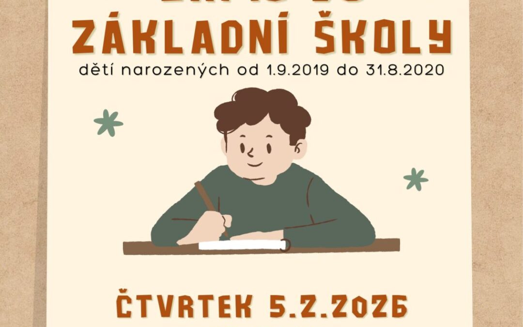 Výsledky zápisu do 1. ročníku školního roku 2026/2027